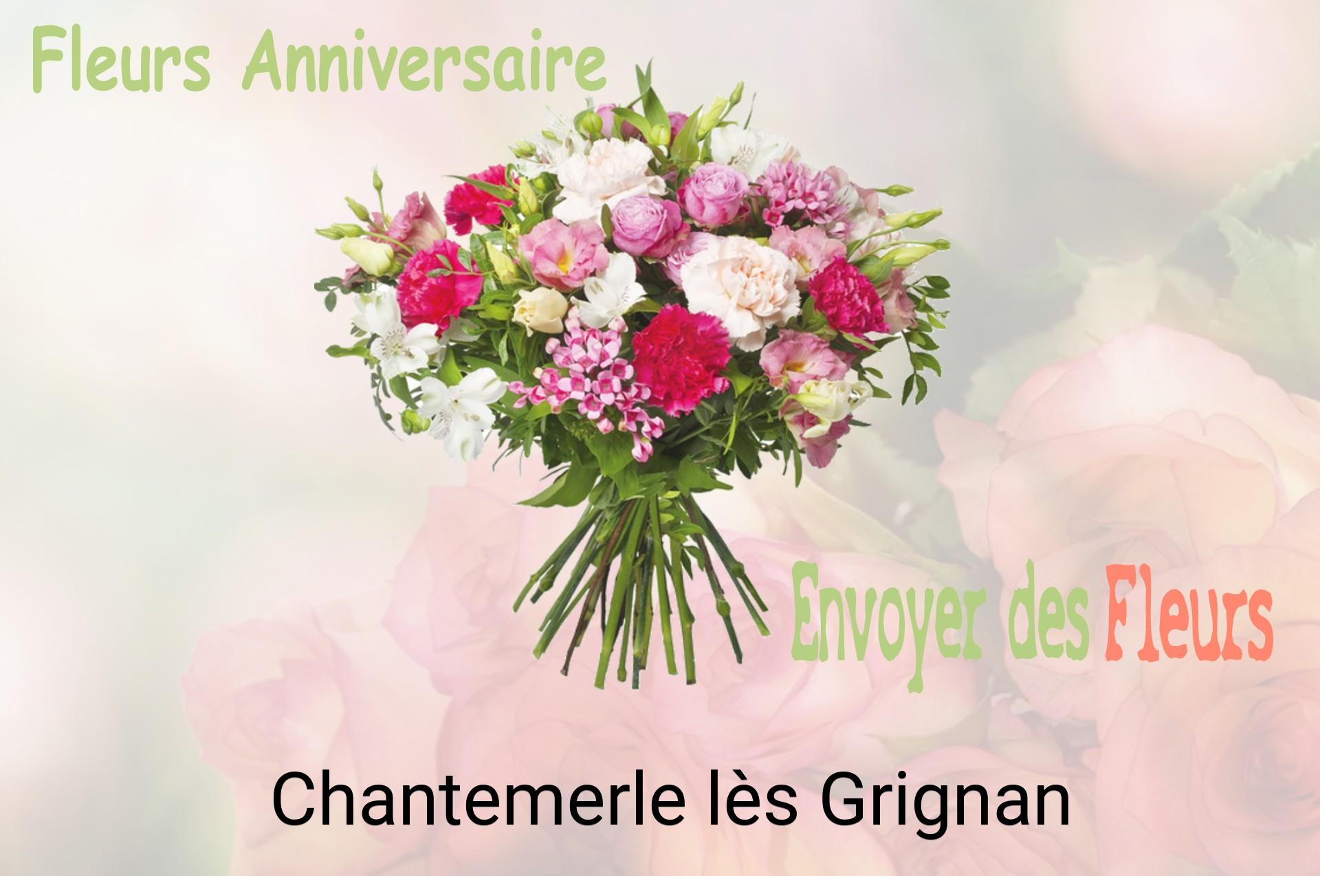 Bouquet de fleurs d’anniversaire livré à Chantemerle-lès-Grignan