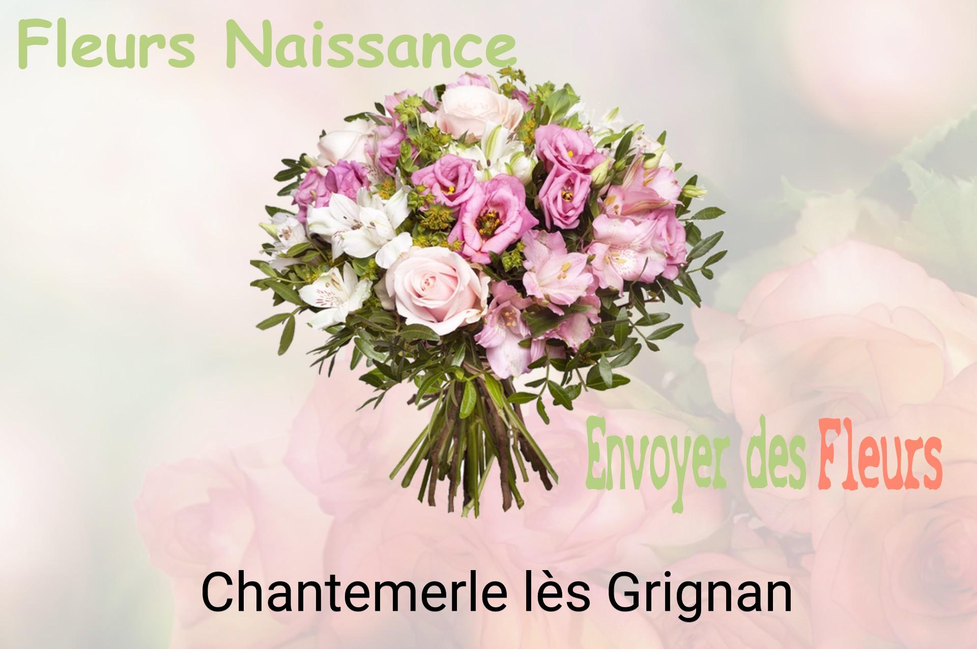 Bouquet de fleurs de naissance livré à Chantemerle-lès-Grignan
